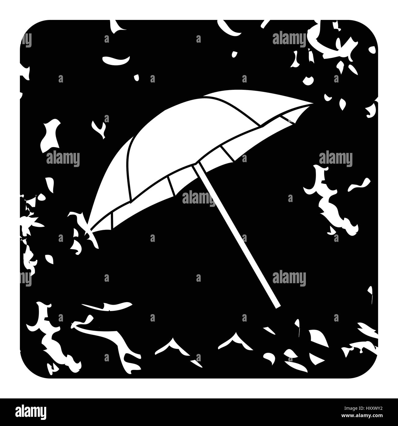 Umbrella icon, grunge style Stock Vector Image & Art - Alamy