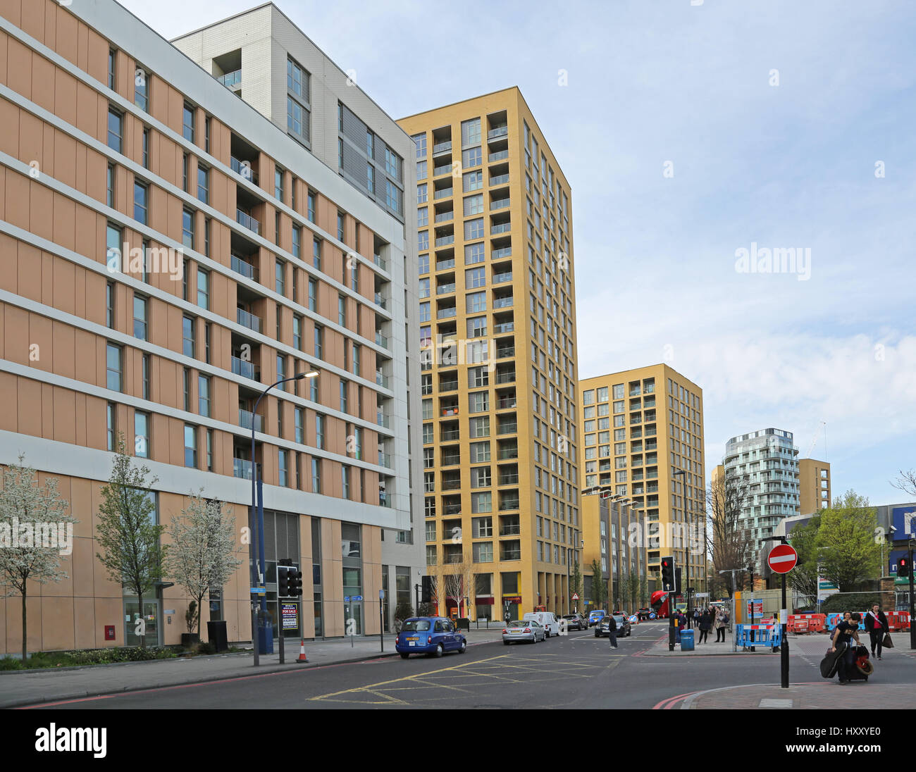 Lewisham town centre, southeast London, showing major new redevelopment