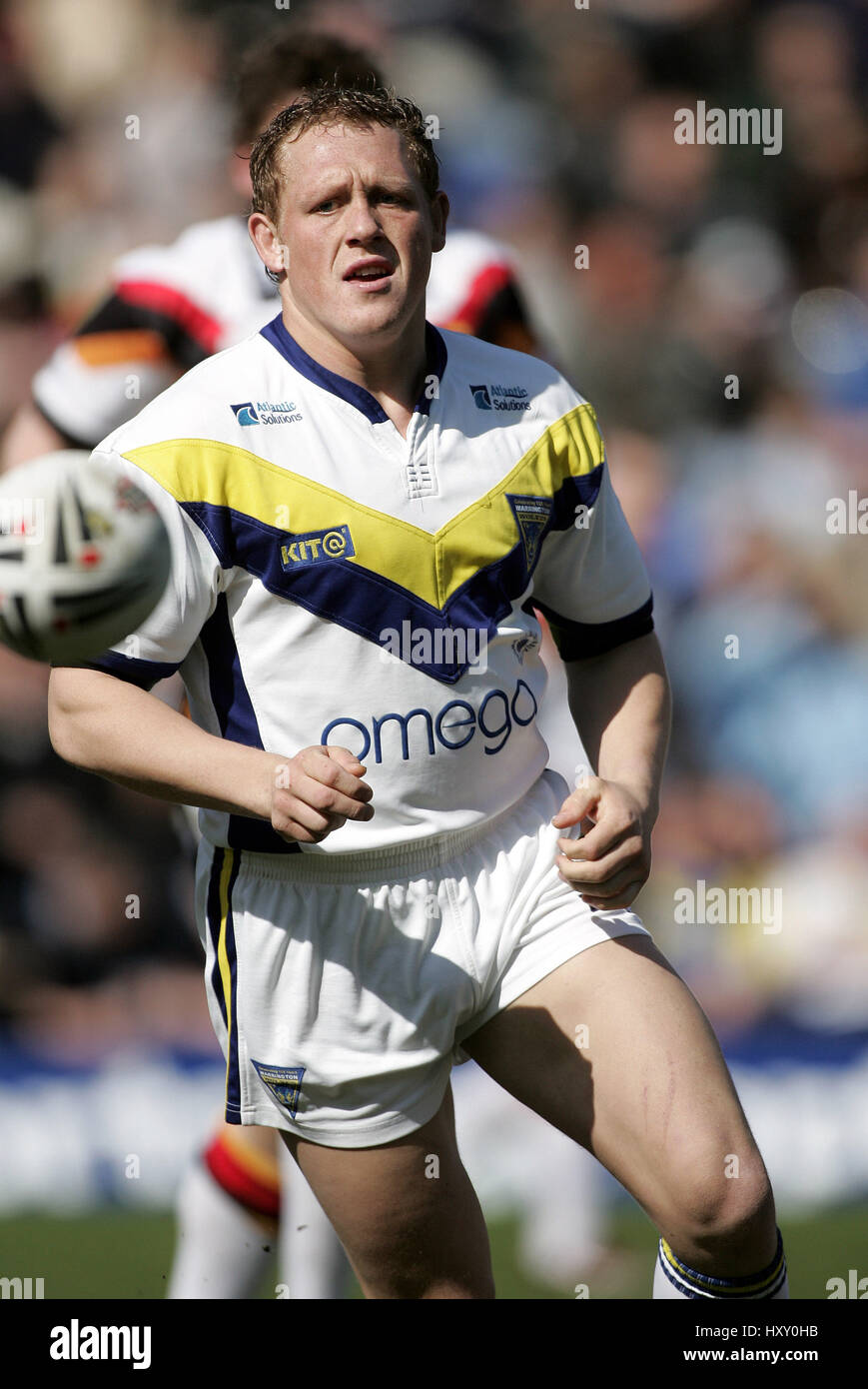BEN WESTWOOD WARRINGTON WOLVES RLFC HALLIWELL JONES STADIUM WARRINGTON ...