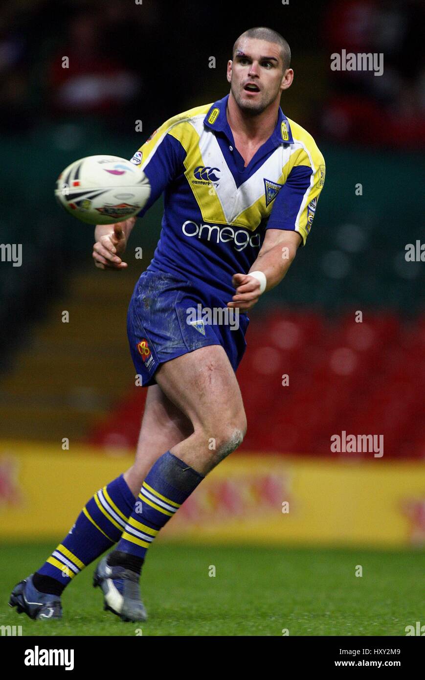 STUART REARDON WARRINGTON WOLVES RLFC MILLENIUM STADIUM CARDIFF WALES ...
