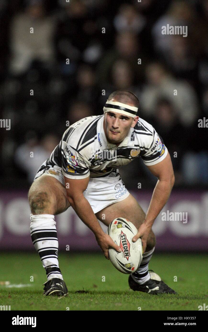 DANNY HOUGHTON HULL FC KC STADIUM HULL ENGLAND 22 February 2008 Stock ...