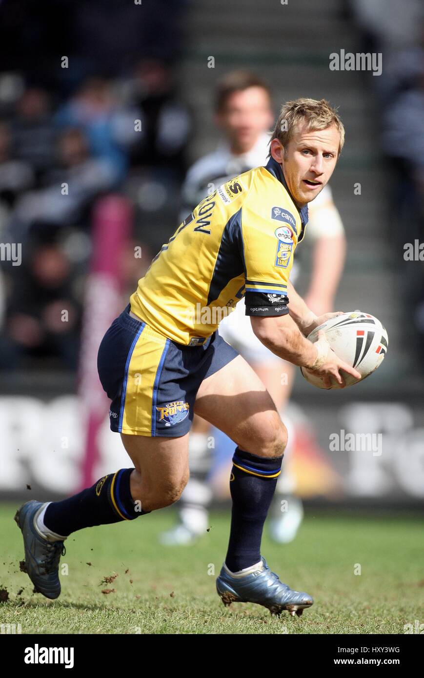 ROB BURROW LEEDS RHINOS RLFC K.C.STADIUM HULL ENGLAND 24 March 2008