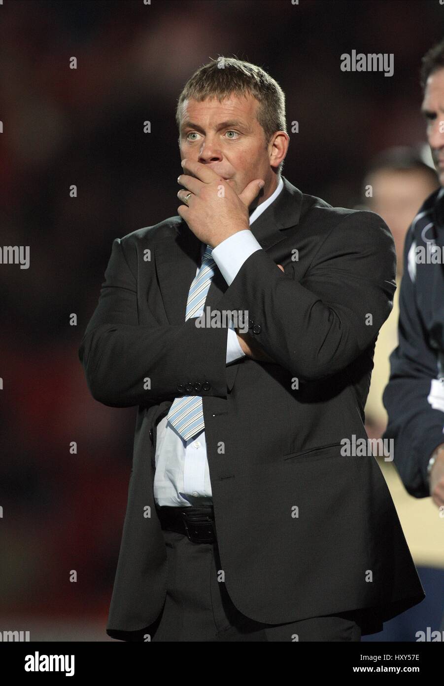 BOBBY GOULDING FRANCE RUGBY LEAGUE COACH KEEPMOAT STADIUM DONCASTER ENGLAND 23 October 2009 Stock Photo