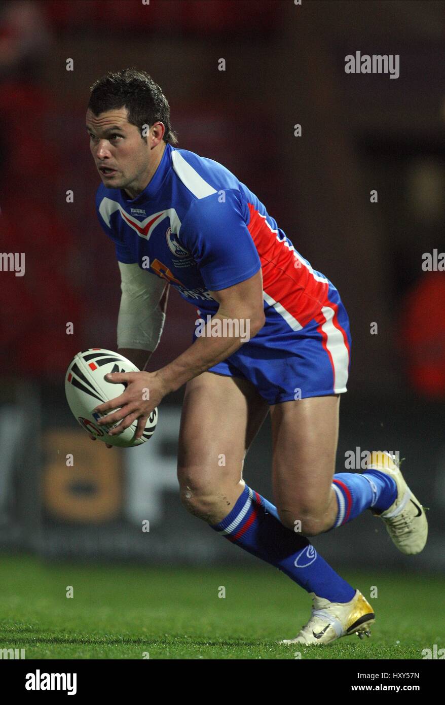 CLINT GREENSHIELDS FRANCE RUGBY LEAGUE KEEPMOAT STADIUM DONCASTER ENGLAND 23 October 2009 Stock Photo