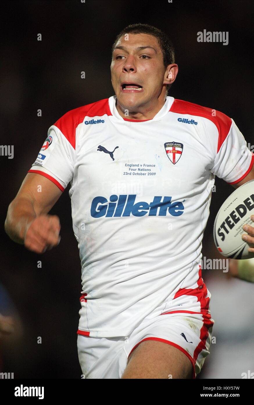 RYAN HALL ENGLAND RUGBY LEAGUE KEEPMOAT STADIUM DONCASTER ENGLAND 23 ...