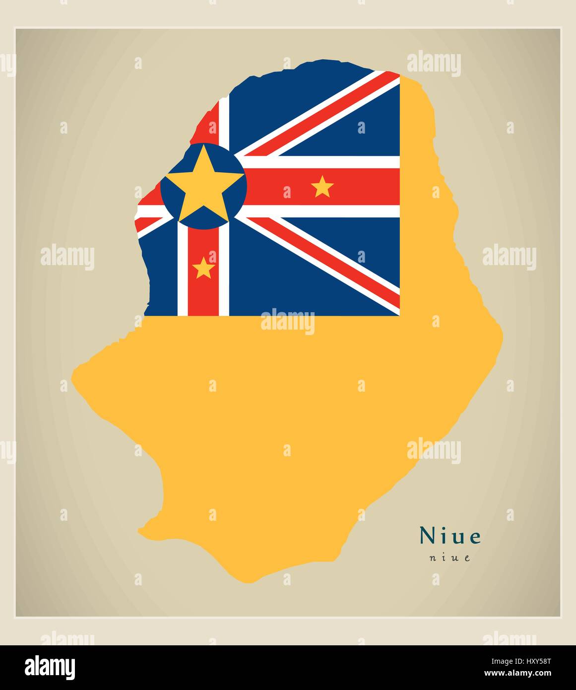 Niue flag Stock Vector Images - Alamy