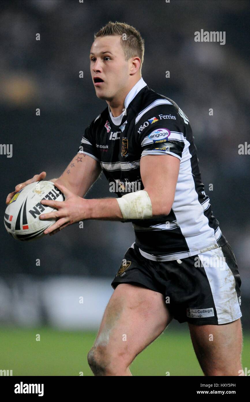 JOE WESTERMAN HULL FC KC STADIUM HULL ENGLAND 18 February 2011 Stock