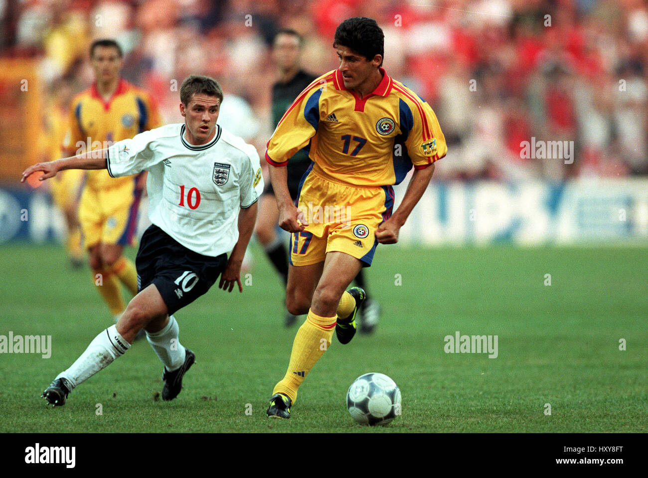 MICHAEL OWEN & BELODEDICI ENGLAND V ROMANIA CHARLEROI EURO ...