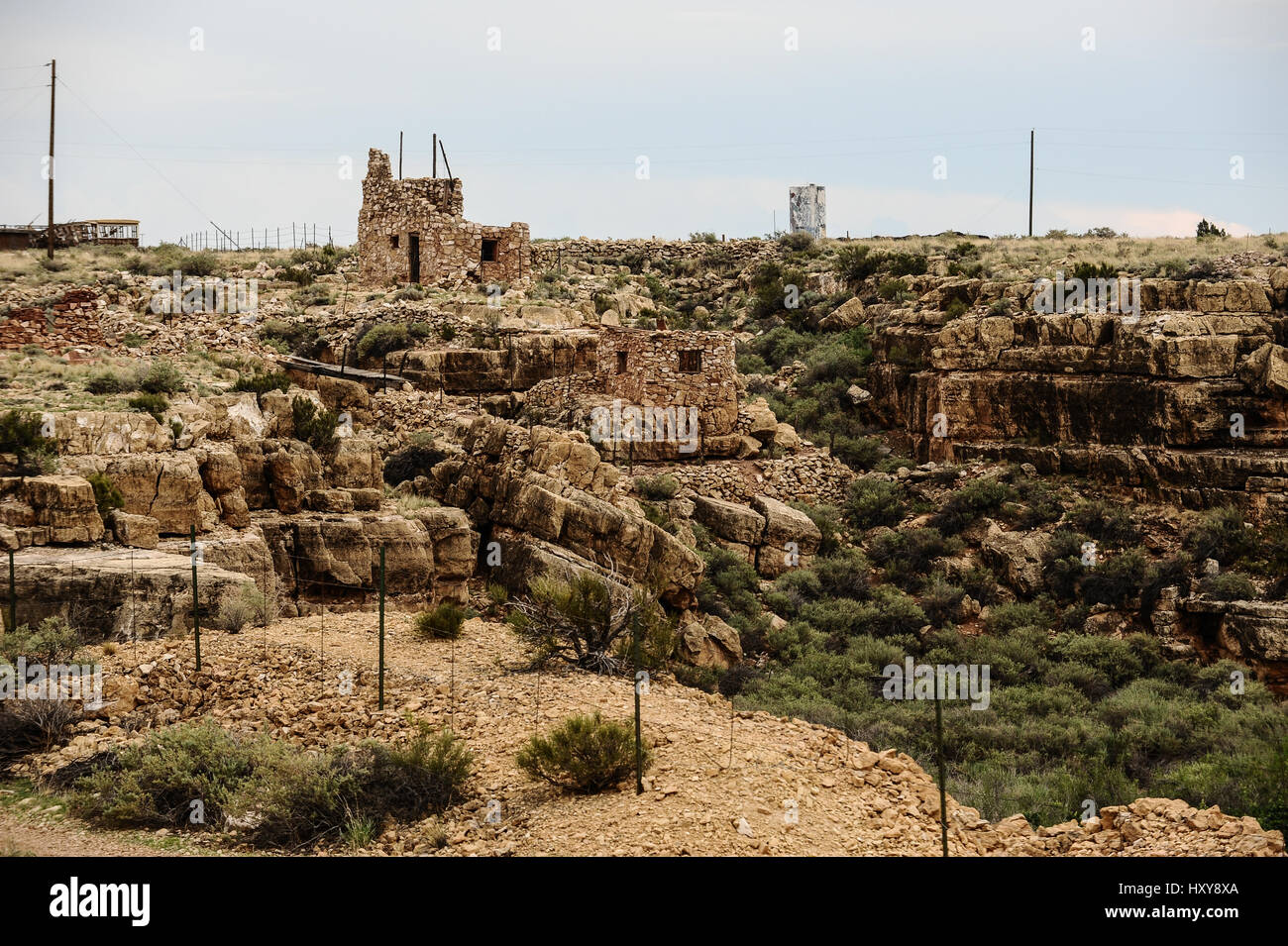 Two Guns Route 66 Arizona Stock Photo Alamy