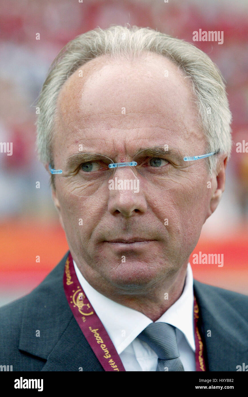 SVEN GORAN ERIKSSON ENGLAND MANAGER COIMBRA STADIUM COIMBRA PORTUGAL 17 ...