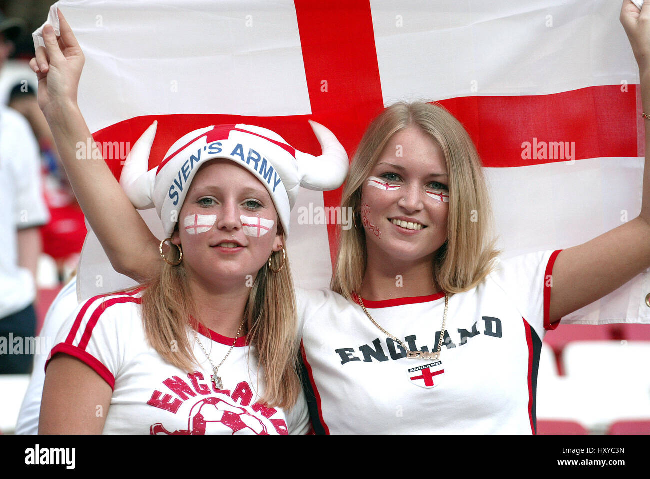 Euro 2004 england fans hi-res stock photography and images - Alamy