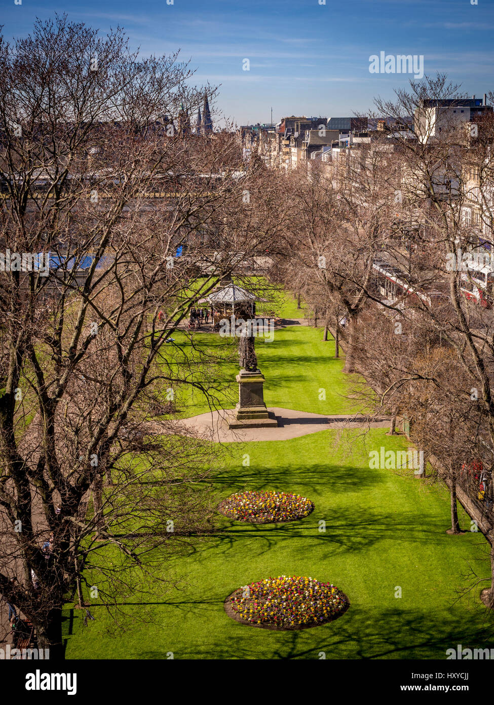 Princes Street Gardens East, Edinburgh Stock Photo Alamy