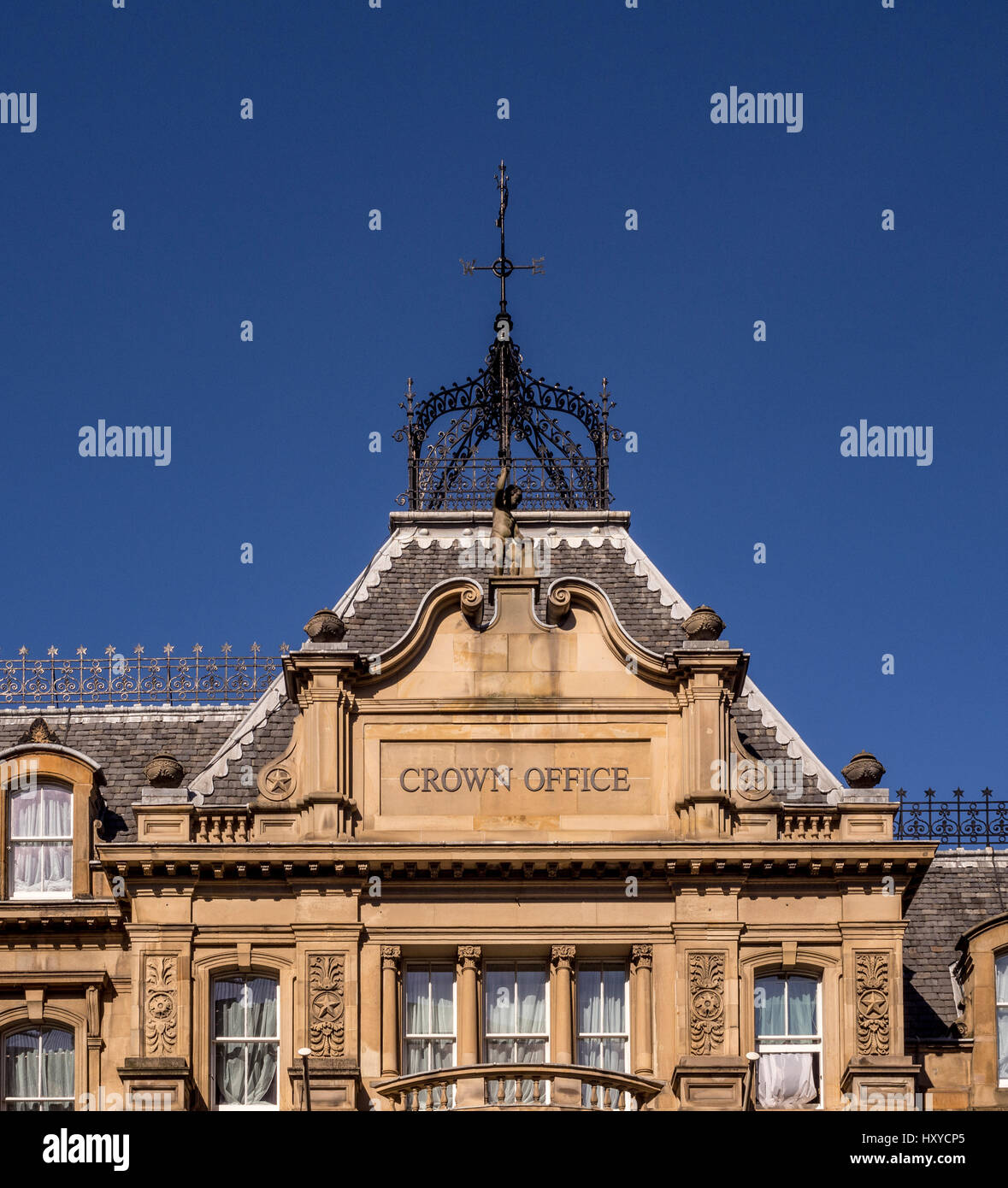 Crown Office building, Old Town, Edinburgh, Scotland. Stock Photo