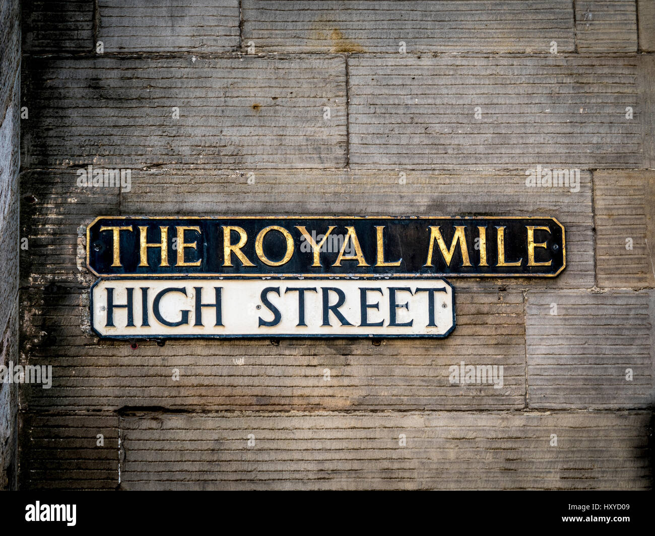 Edinburgh Street Sign Stock Photos & Edinburgh Street Sign Stock Images