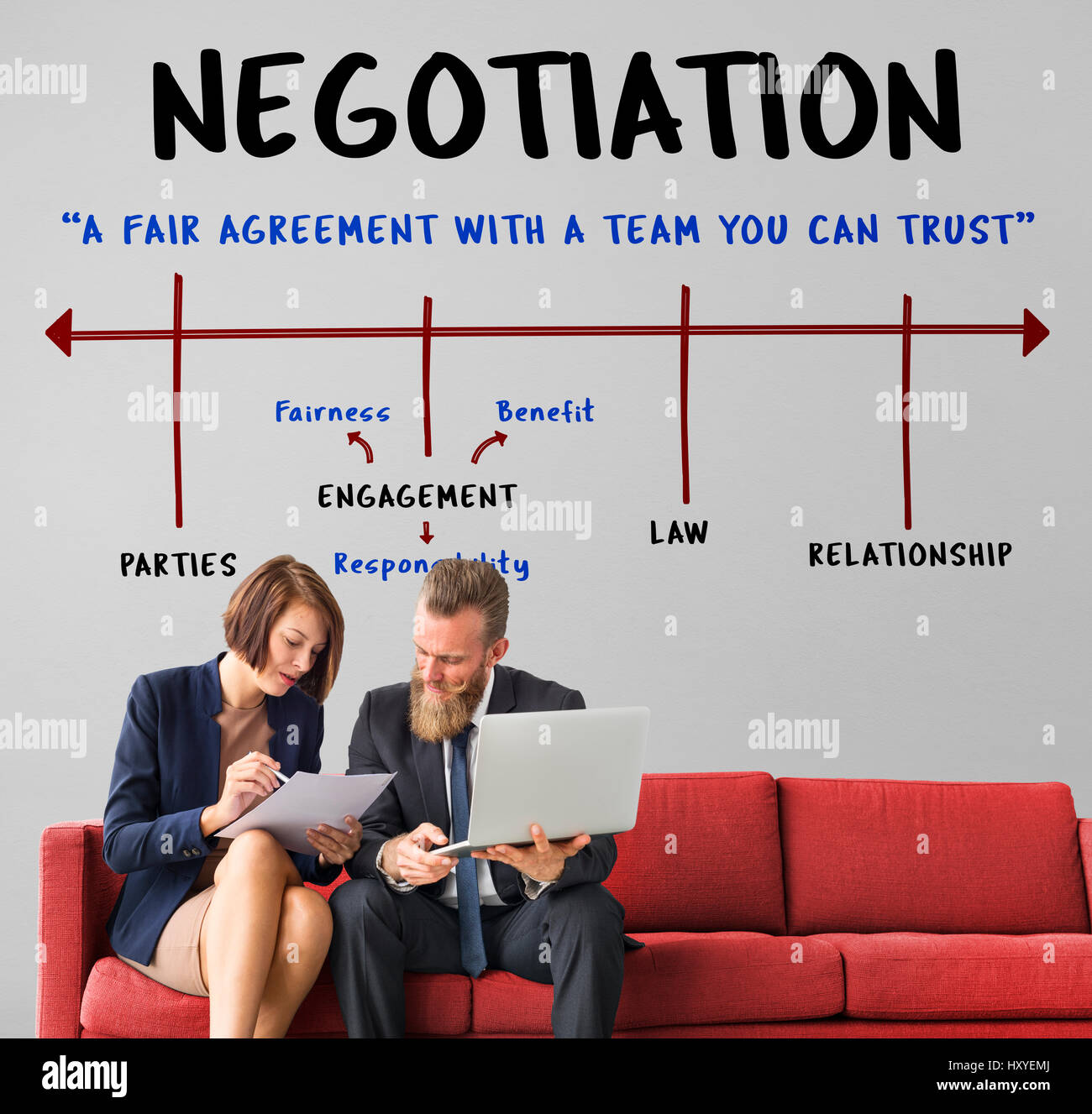 Agreement Commitment Negotiation Contract Deal Stock Photo - Alamy
