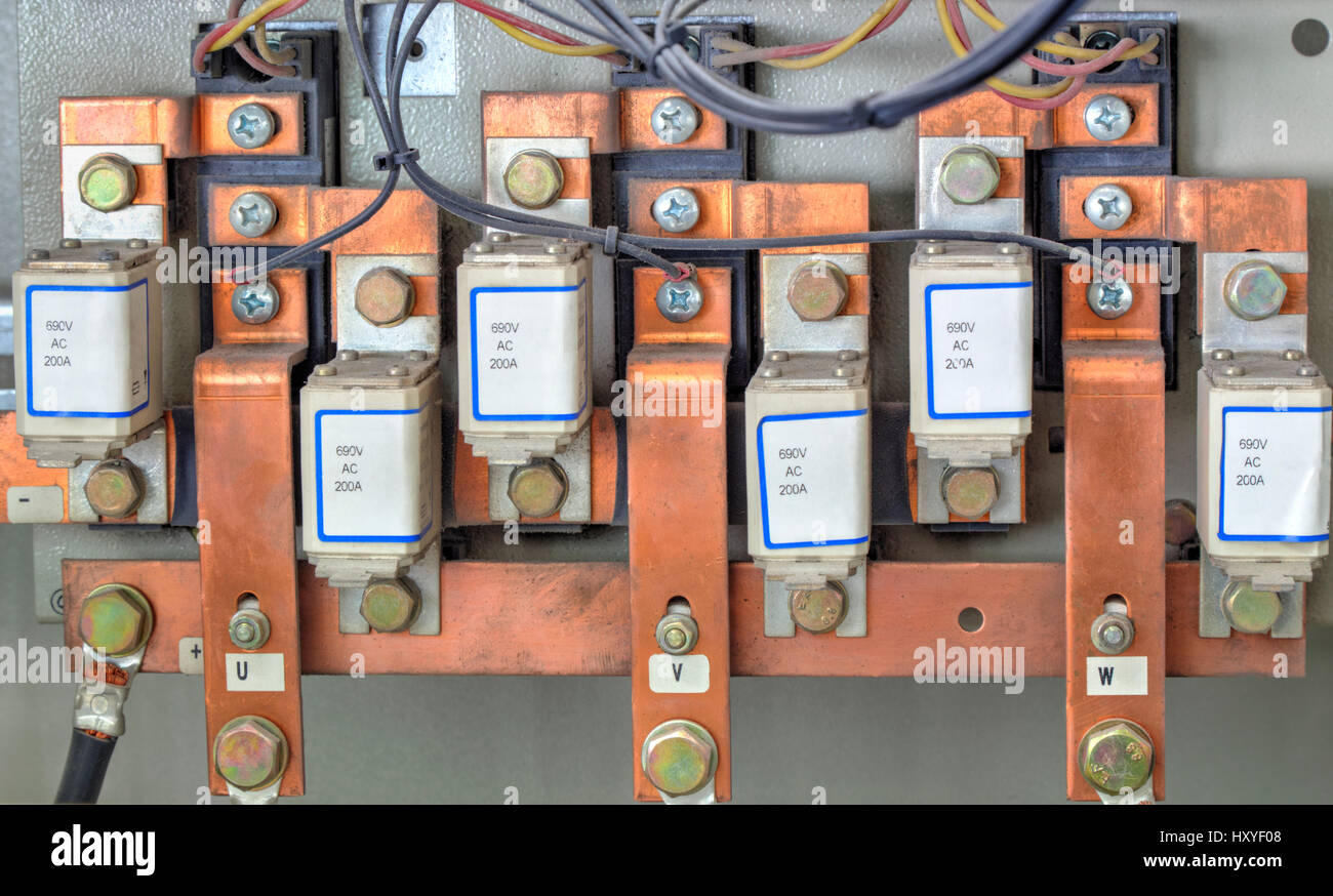 Components from power supply modules closeup Stock Photo Alamy