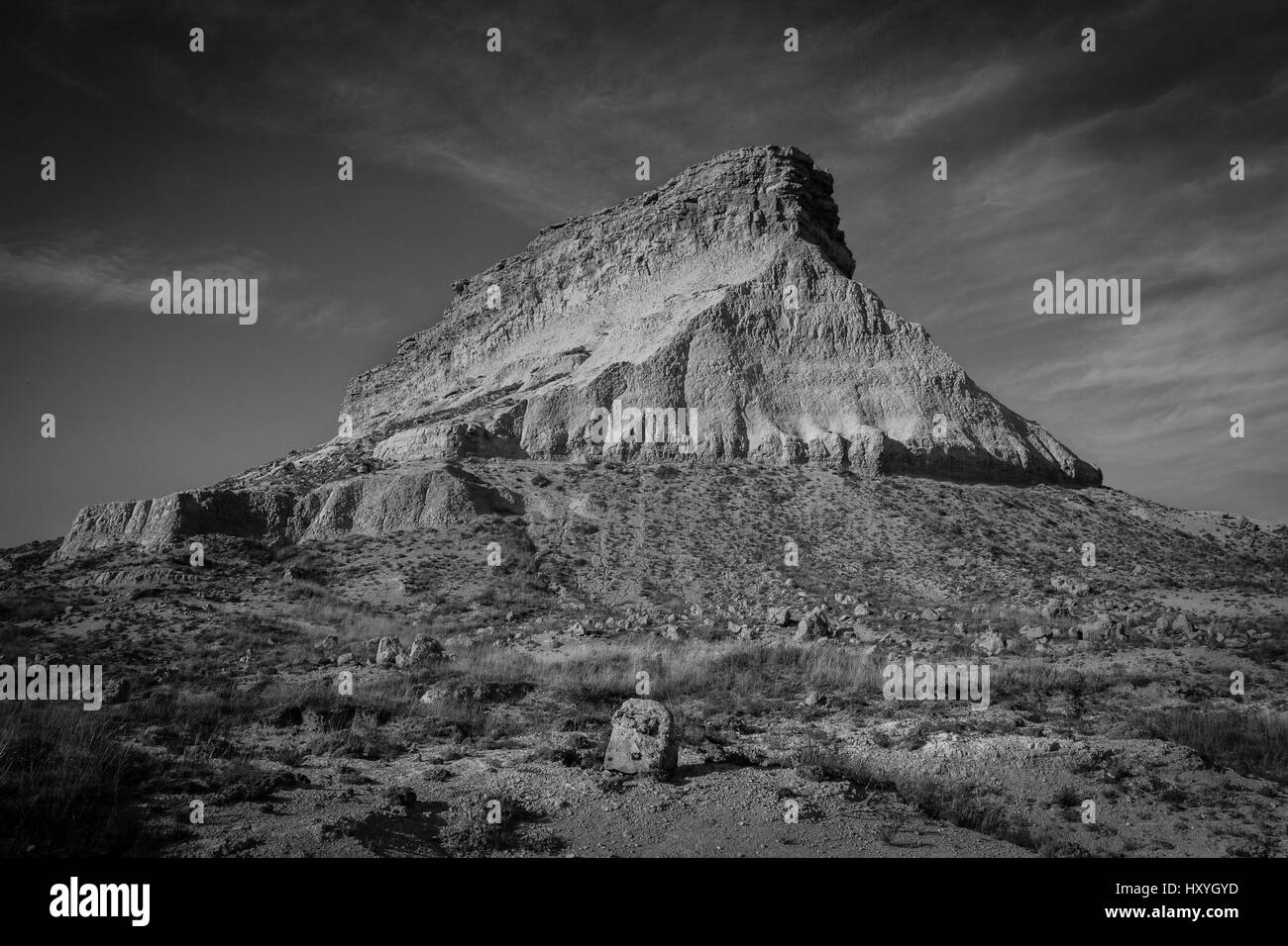 The butte Black and White Stock Photos & Images - Alamy