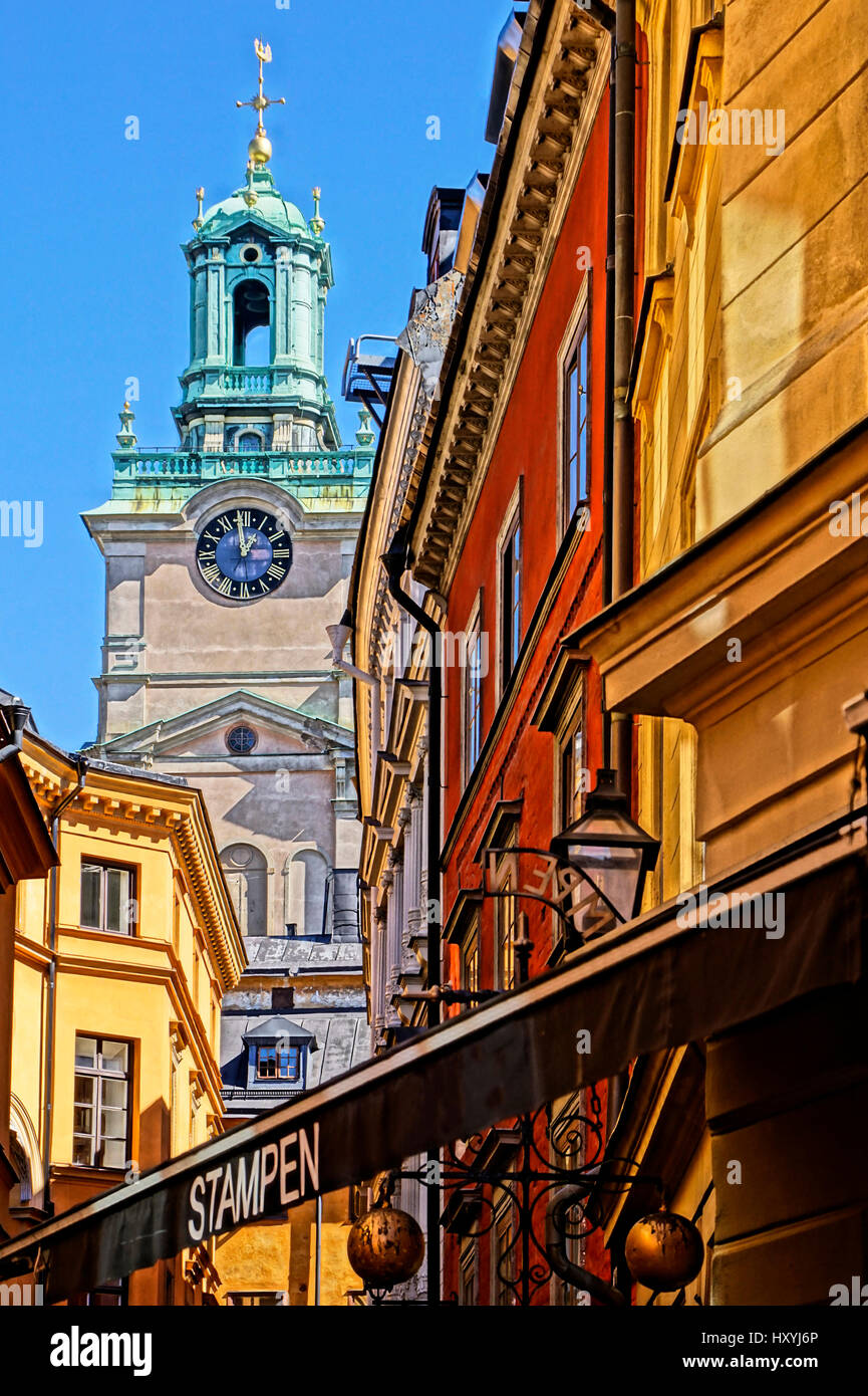 Stockholm Gamla Stan Stock Photo