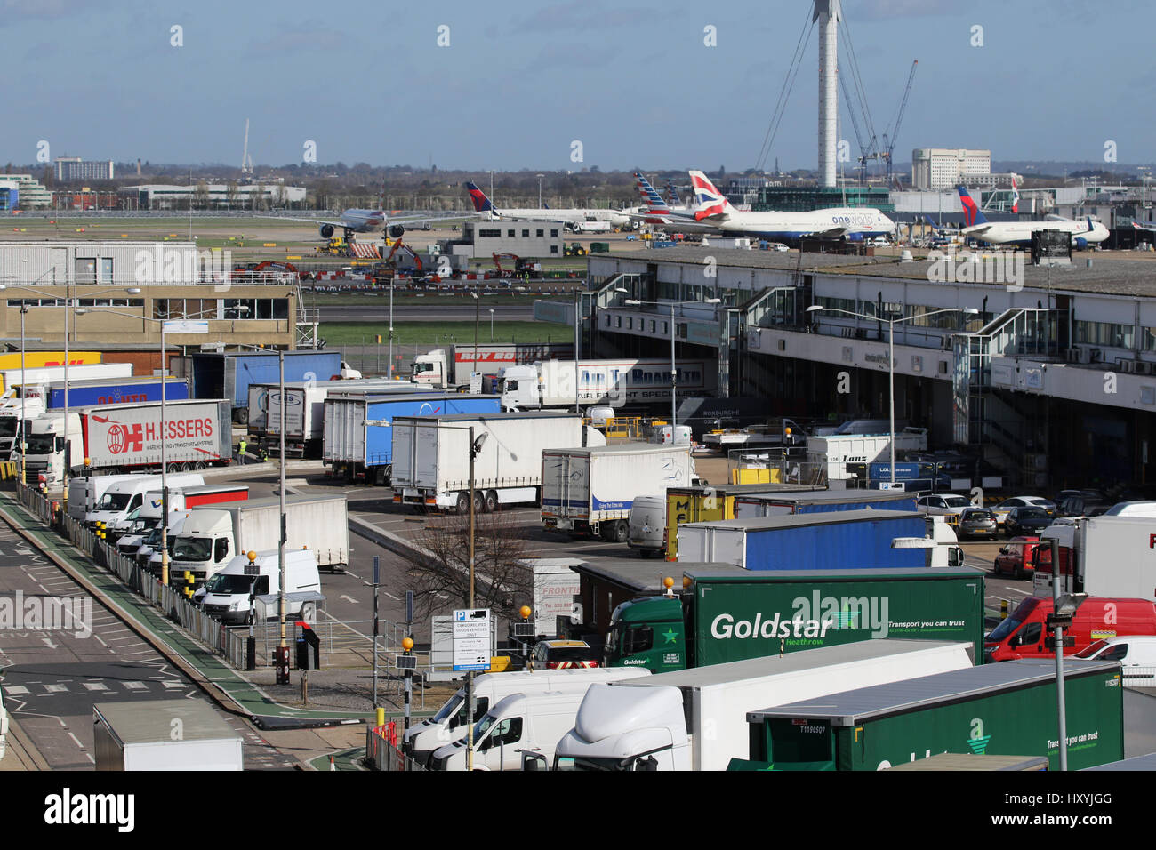 HEATHROW CARGO TERMINAL Stock Photo Alamy
