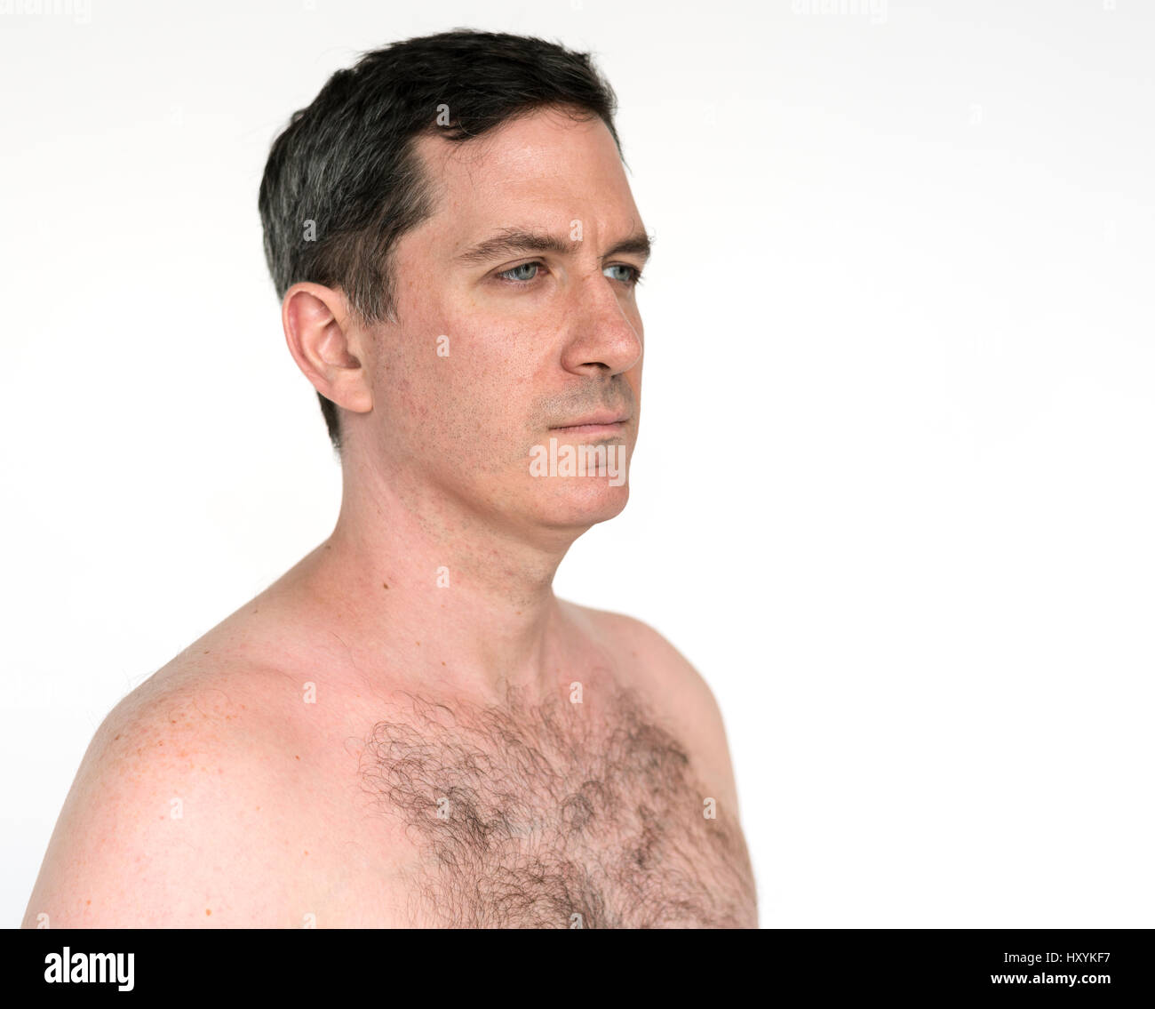 Studio People Shoot Portrait Isolated on White Stock Photo - Alamy