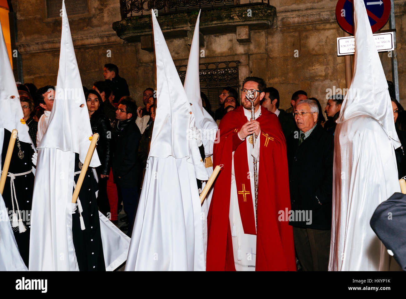 Brotherhood of Our Lady of Sorrows. Good Friday procession. Alcalá La Real. Jaén. Andalusia. Spain Stock Photo