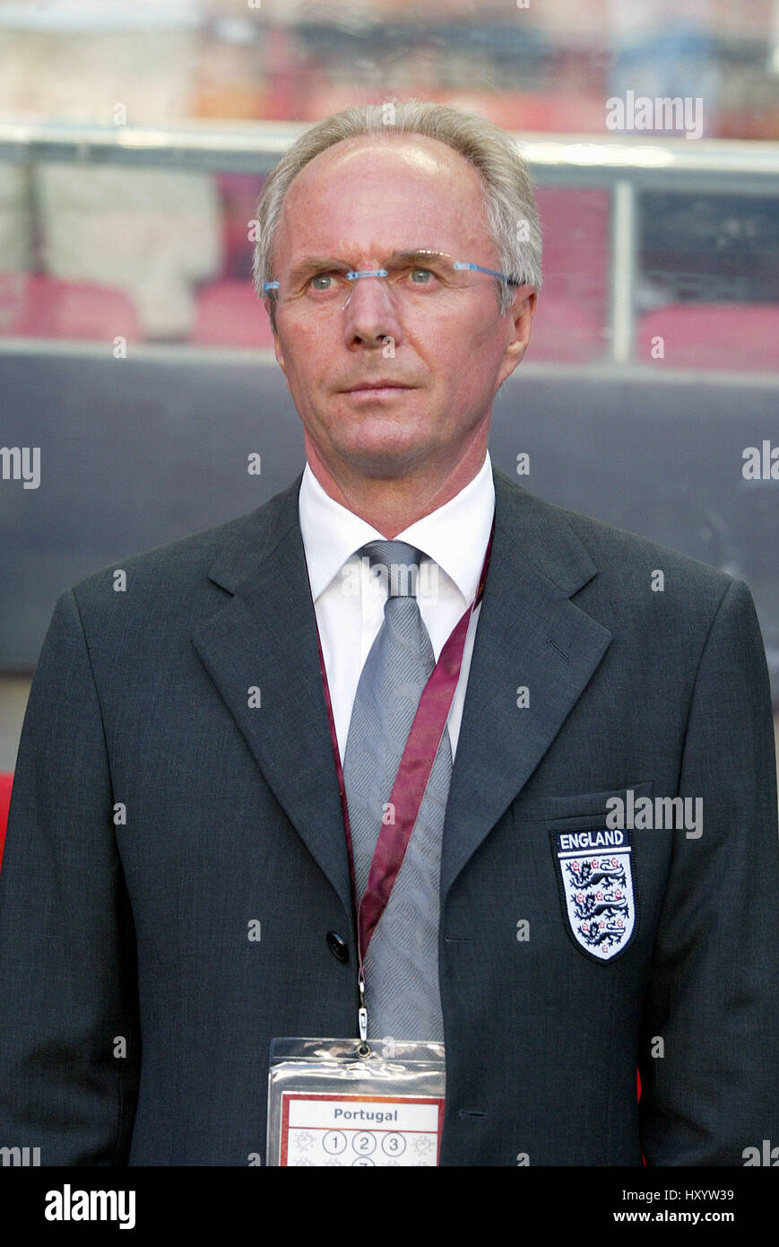 SVEN GORAN ERIKSSON ENGLAND MANAGER LUZ STADIUM LISBON PORTUGAL 21 June ...