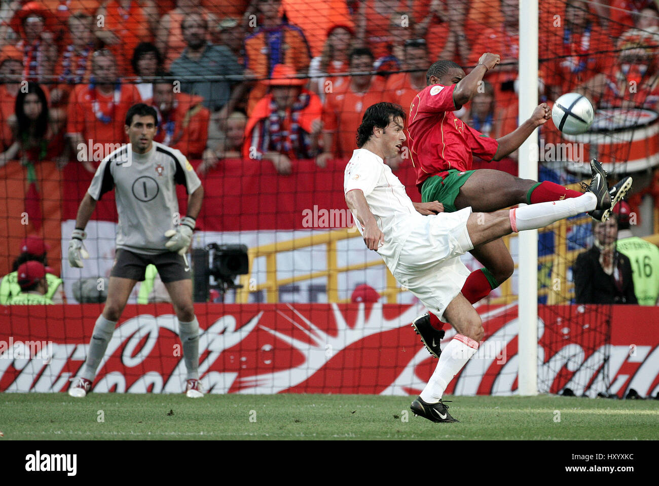 R Nistelrooy Jorge Andrade Portugal V Holland Semi Final - 