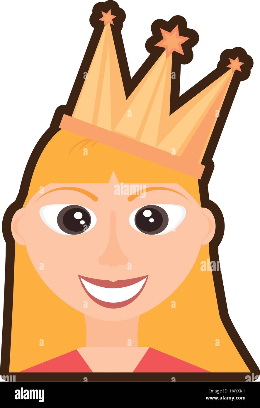 head girl crown celebration Stock Vector Image & Art - Alamy