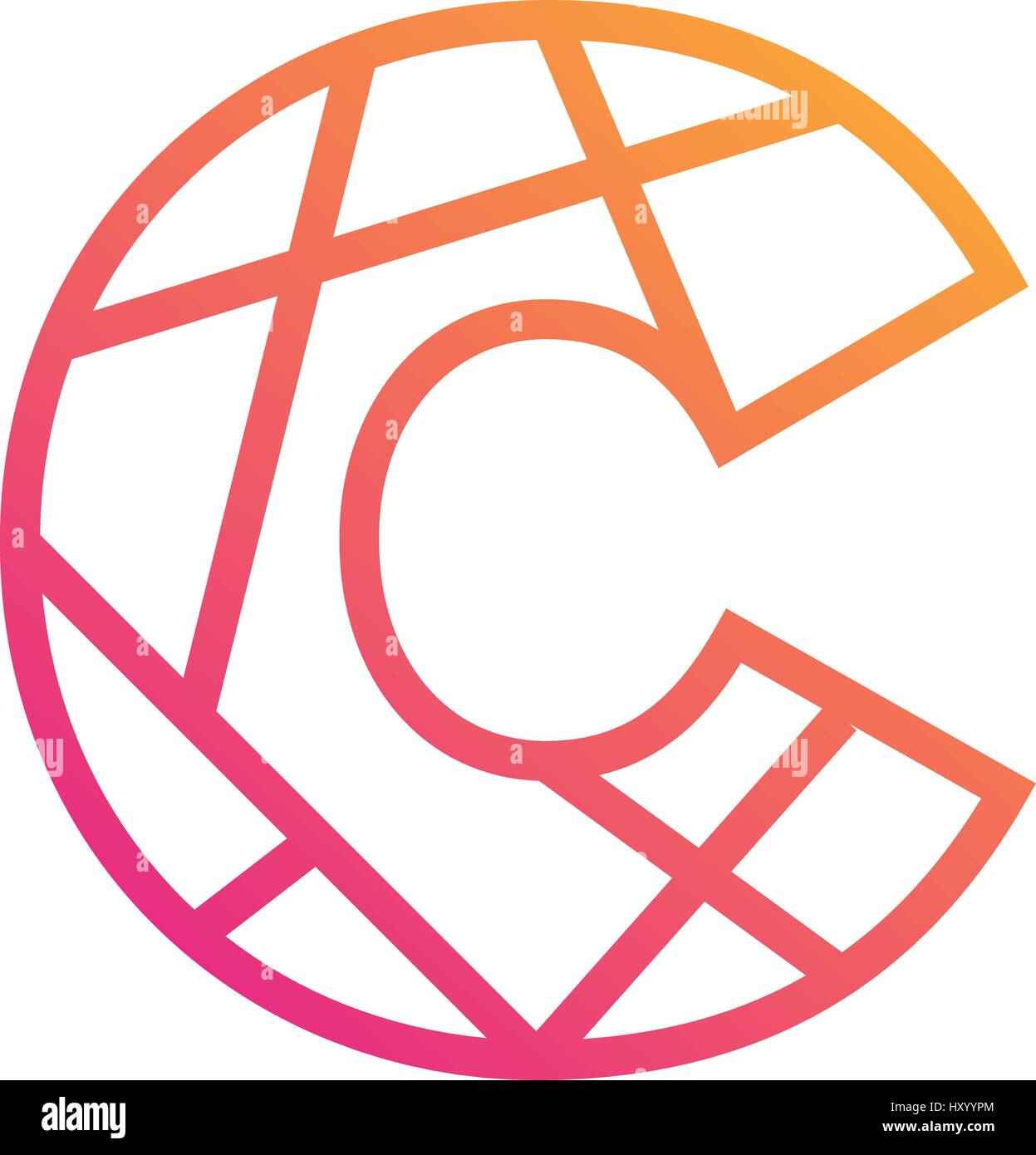 letter C Symbol design illustration, Creative Concept Stock Vector ...