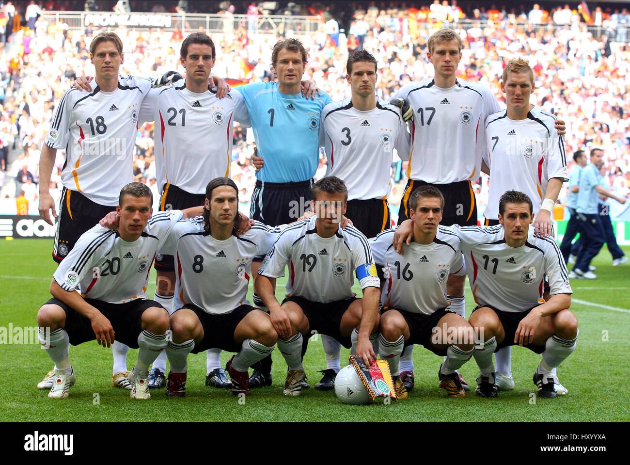 GERMANY TEAM GERMANY V COSTA RICA WORLD CUP STADIUM MUNICH GERMANY 09 June  2006 Stock Photo - Alamy