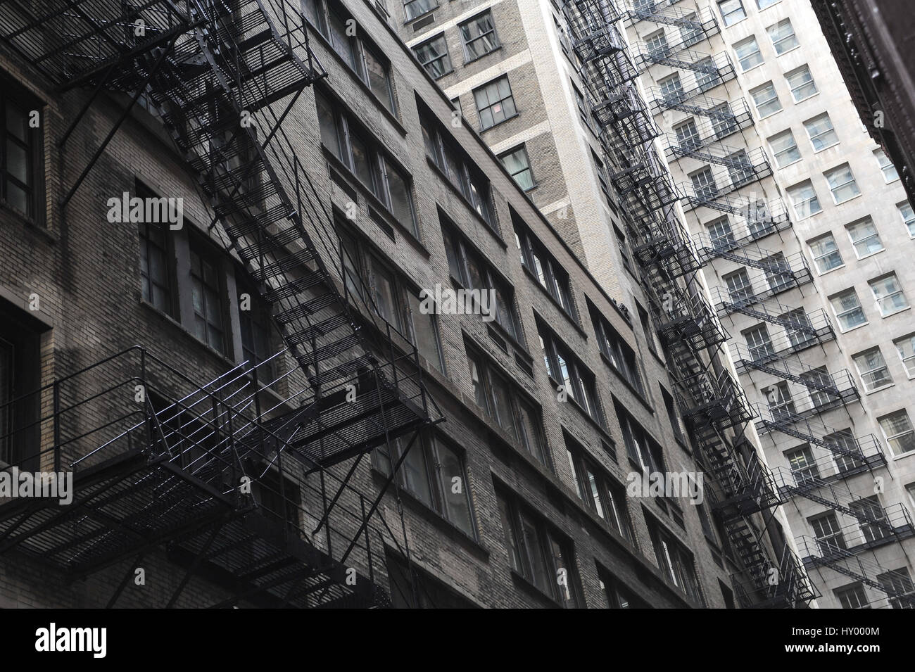 Stairs detail in Chicago Stock Photo Alamy