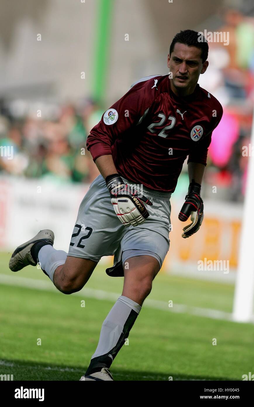 ALDO BOBADILLA PARAGUAY & LIBERTAD WORLD CUP FRANKFURT GERMANY 10 June 2006 Stock Photo