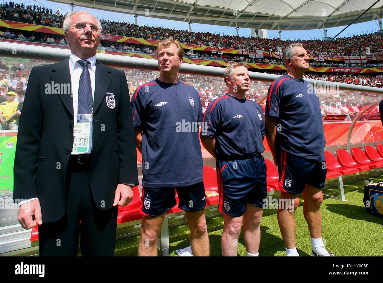 ERIKSSON MCCLAREN LEE CLEMENTS ENGLAND V PARAGUAY WORLD CUP FRANKFURT ...