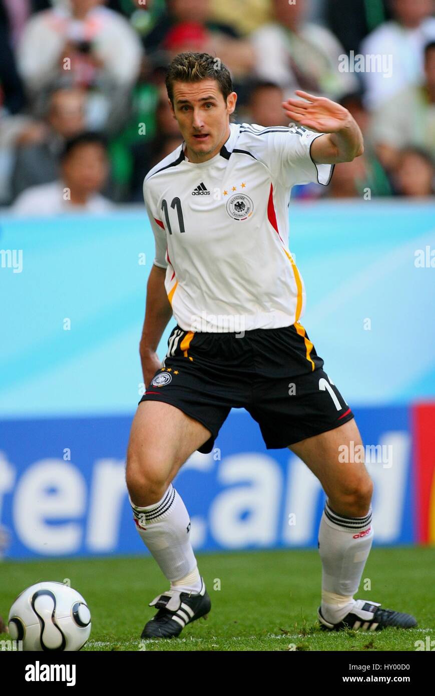 MIROSLAV KLOSE GERMANY & WERDER BREMEN WORLD CUP MUNICH GERMANY 09 June 2006 Stock Photo