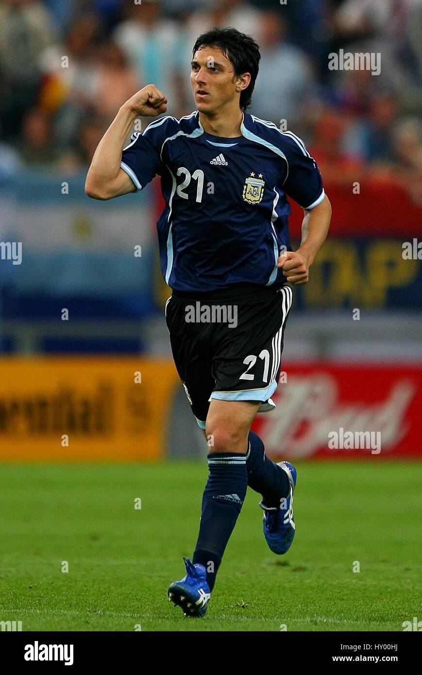 NICOLAS BURDISSO ARGENTINA & INTER MILAN WORLD CUP GELSENKIRCHEN GERMANY 16  June 2006 Stock Photo - Alamy