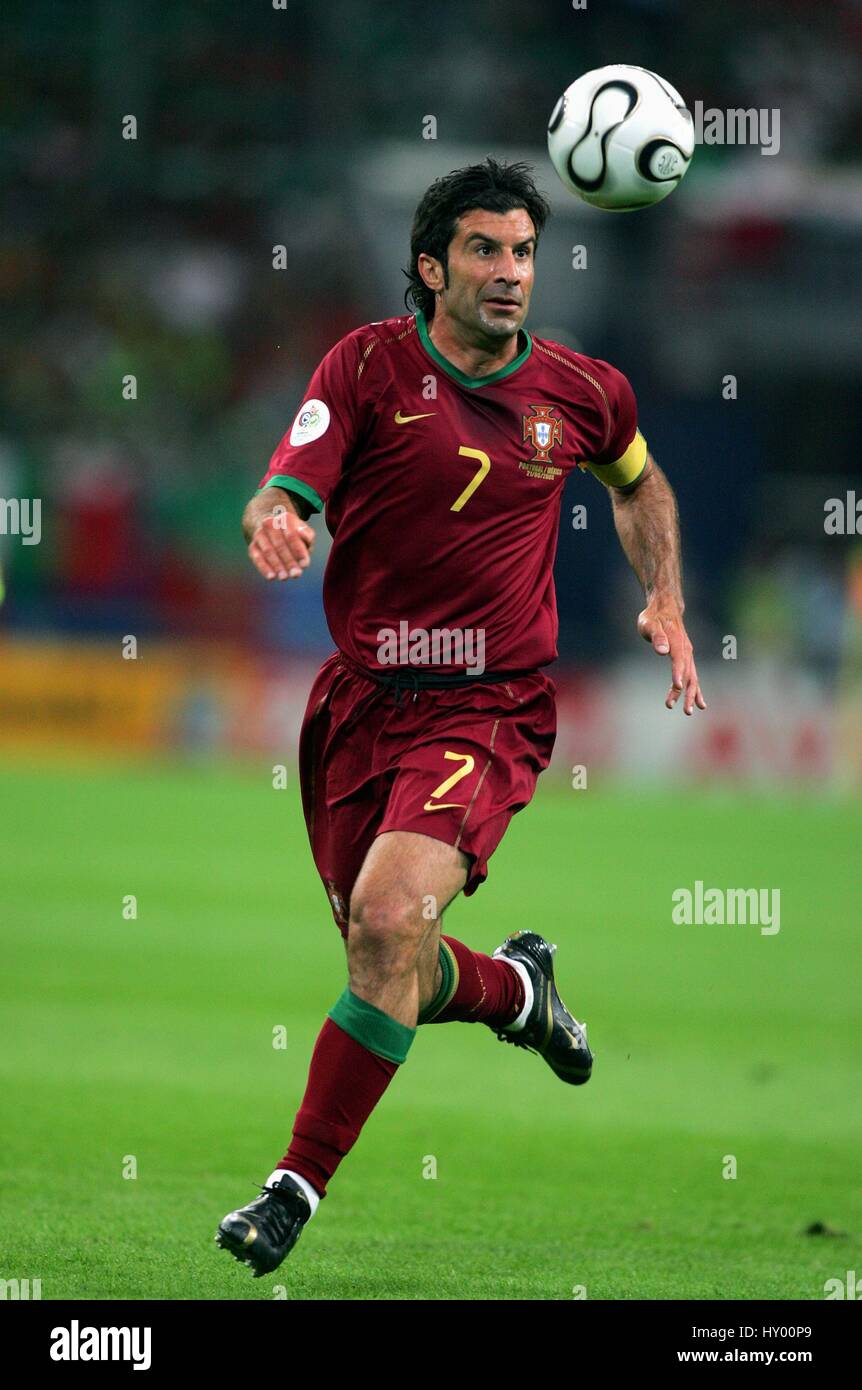 LUIS FIGO PORTUGAL & INTER MILAN GELSENKIRCHEN GERMANY 21 June 2006 Stock Photo