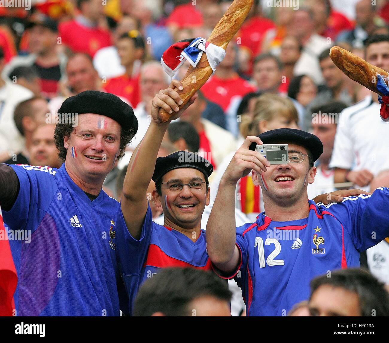 スペインvsフランス '06 ドイツWC ベスト16 at HANNOVER 922 Round Of 16 Spain V France World Cup 2006 Stock Photos
