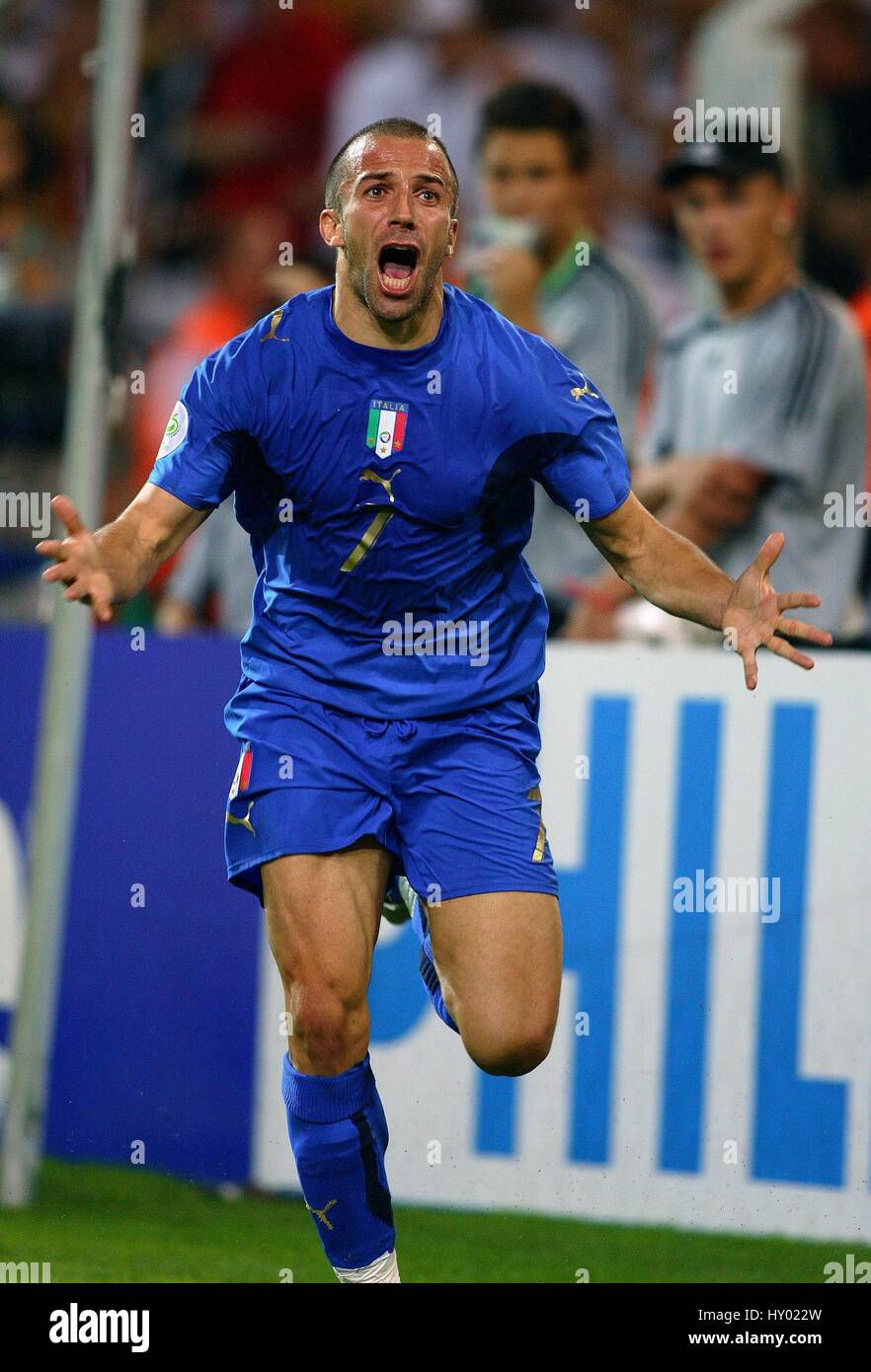 ALESSANDRO DEL PIERO GERMANY V ITALY WORLD CUP DORTMUND GERMANY 04 July 2006 Stock Photo