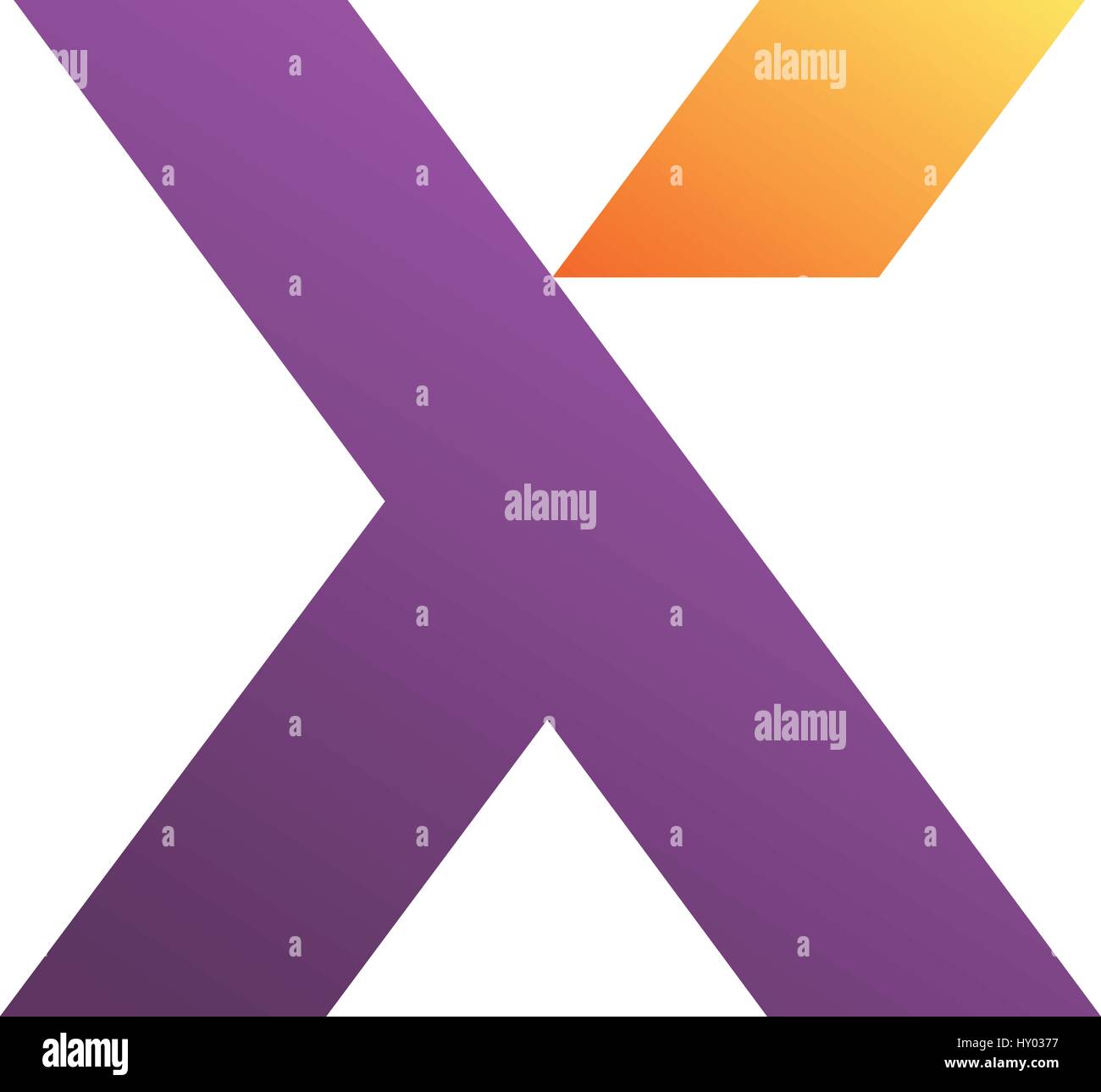 letter X Symbol design illustration, Creative Concept Stock Vector