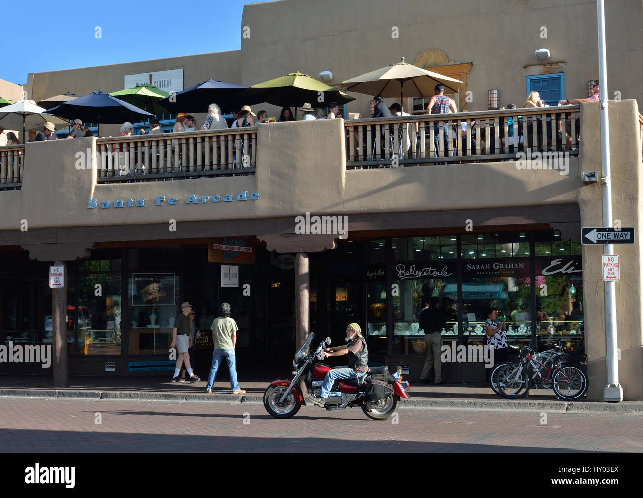 Santa Fe Plaza New Mexico USA Stock Photo - Alamy