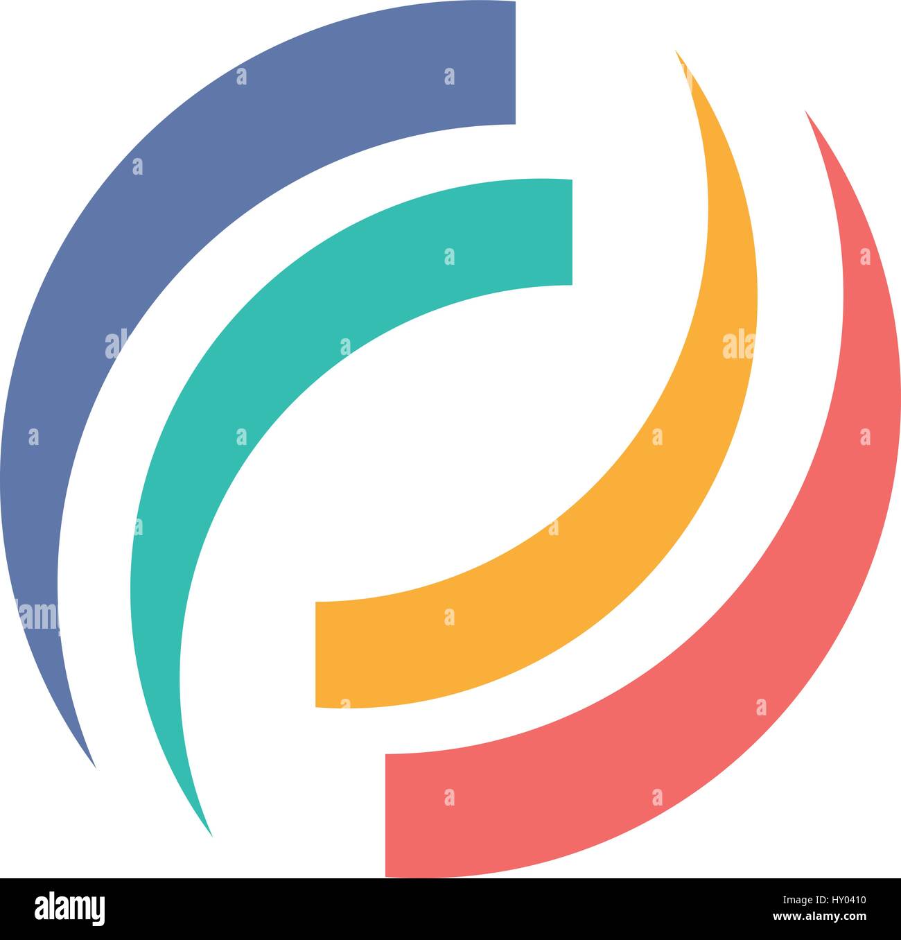 Circle swirl logo Stock Vector Images - Alamy