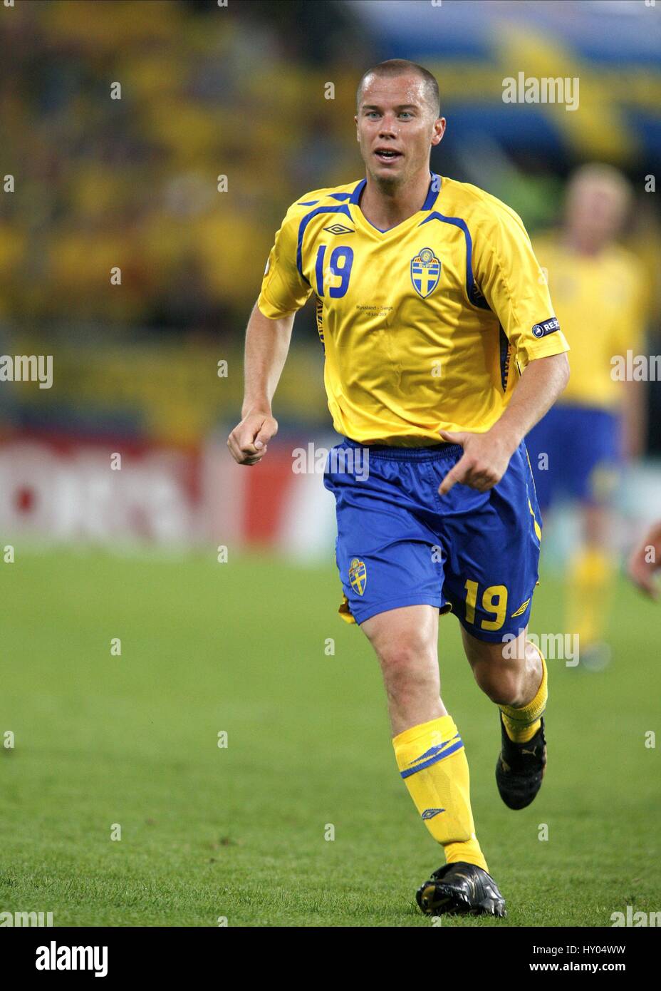 DANIEL ANDERSSON SWEDEN & MALMO TIVOLI NEU INNSBRUCK AUSTRIA 18 June 2008 Stock Photo