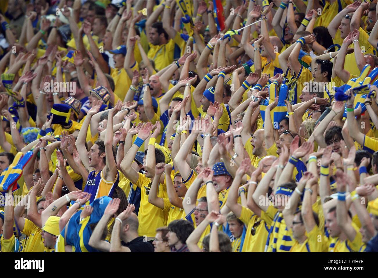 Swedish football fans hires stock photography and images Alamy