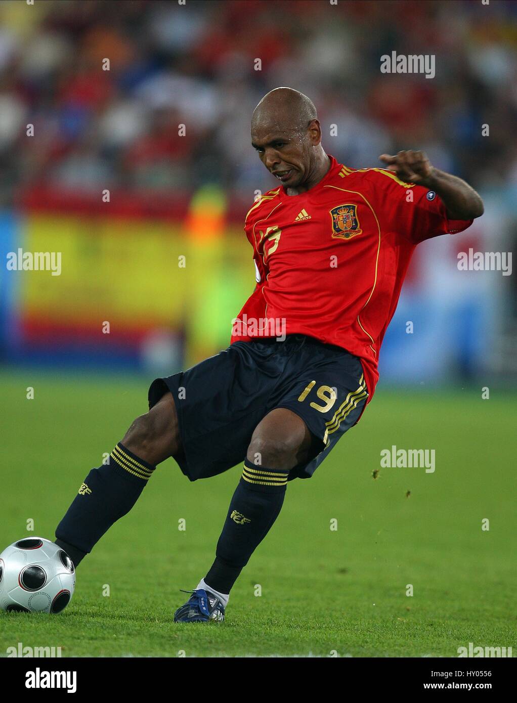 MARCOS SENNA SPAIN & VILLARREAL ERNST-HAPPEL STADIUM VIENNA AUSTRIA 22 June 2008 Stock Photo