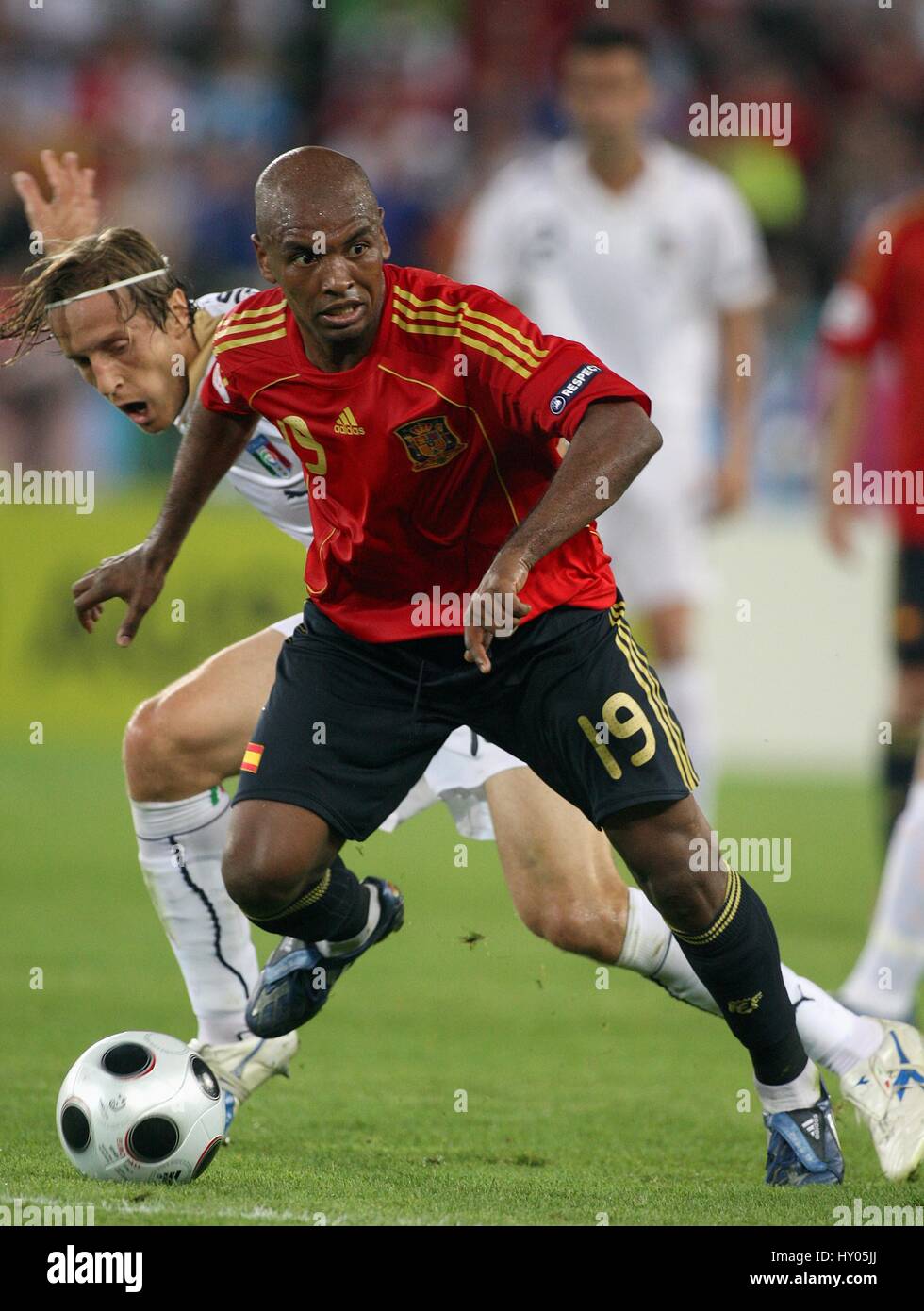 MARCOS SENNA SPAIN & VILLARREAL ERNST-HAPPEL STADIUM VIENNA AUSTRIA 22 June 2008 Stock Photo