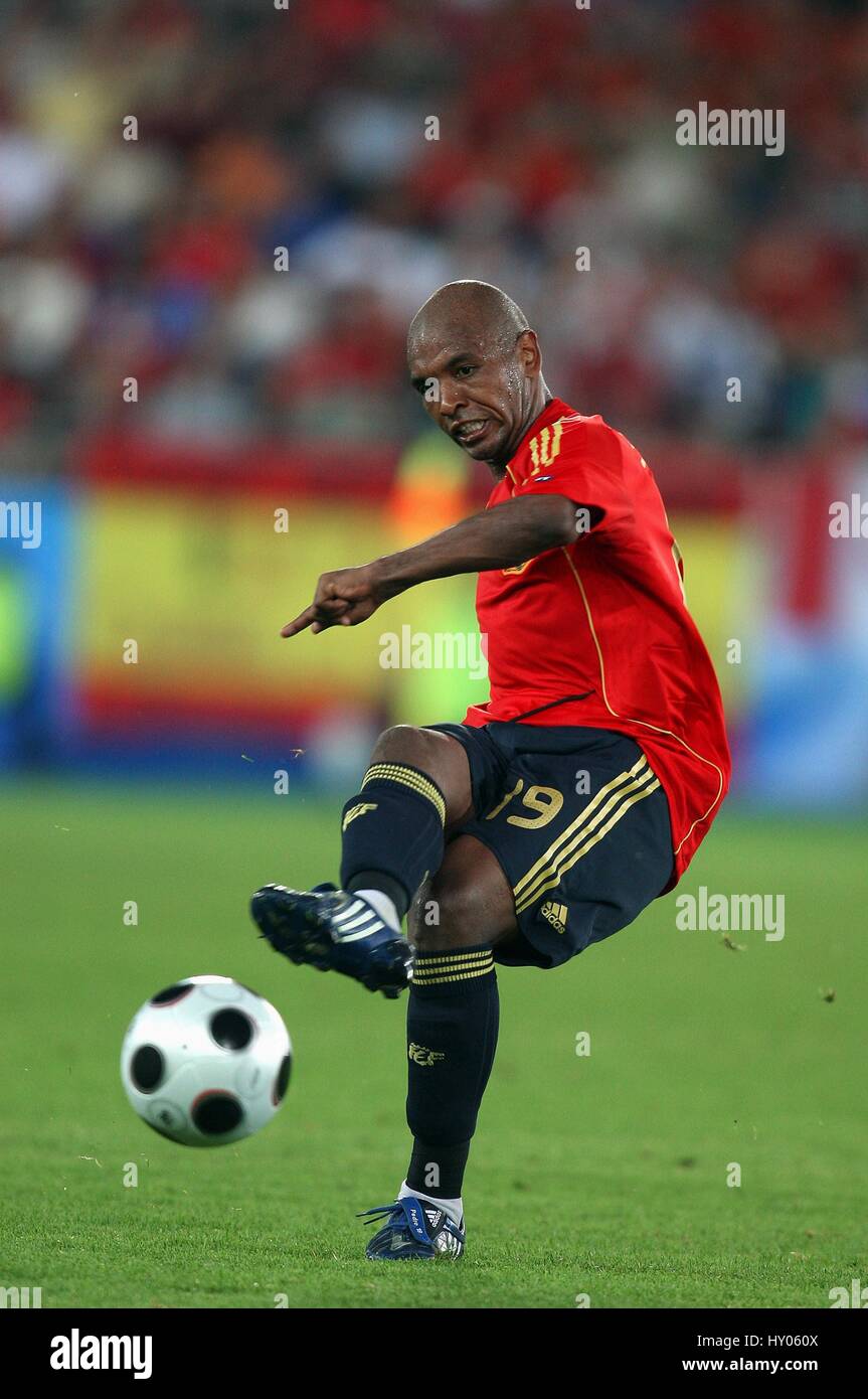 MARCOS SENNA SPAIN & VILLARREAL ERNST-HAPPEL STADIUM VIENNA AUSTRIA 22 June 2008 Stock Photo