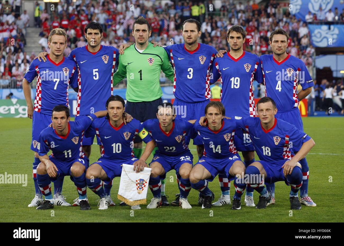 Croatia Team Group Croatia V Turkey Euro 2008 Ernst Happel Stadium Vienna Austria 20 June 2008 Stock Photo Alamy