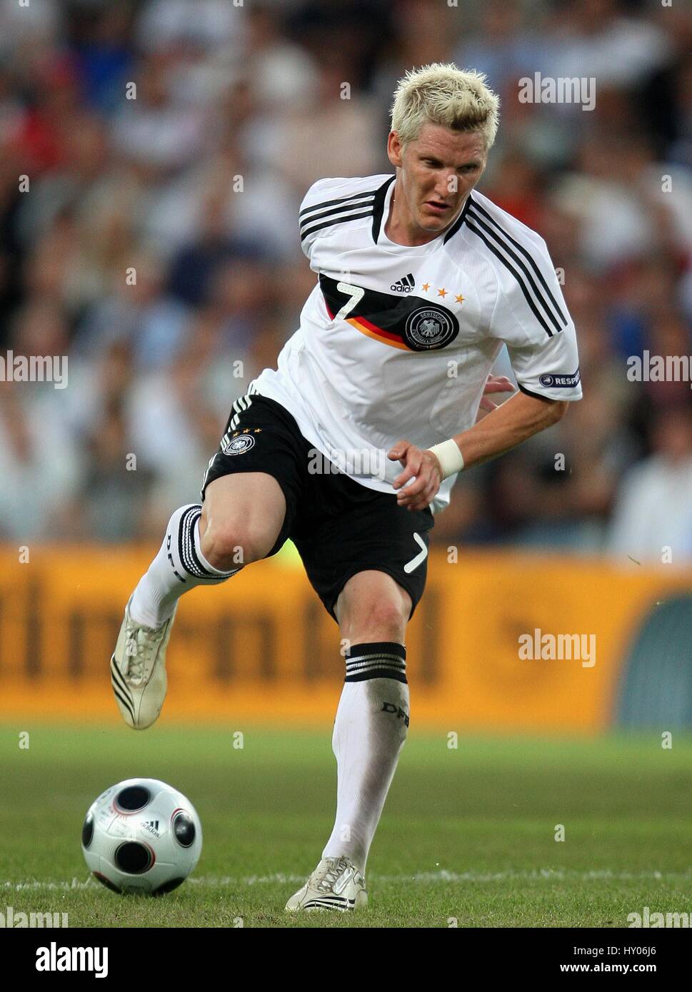 BASTIAN SCHWEINSTEIGER GERMANY & BAYERN MUNICH ST. JAKOB-PARK BASEL  SWITZERLAND 19 June 2008 Stock Photo - Alamy