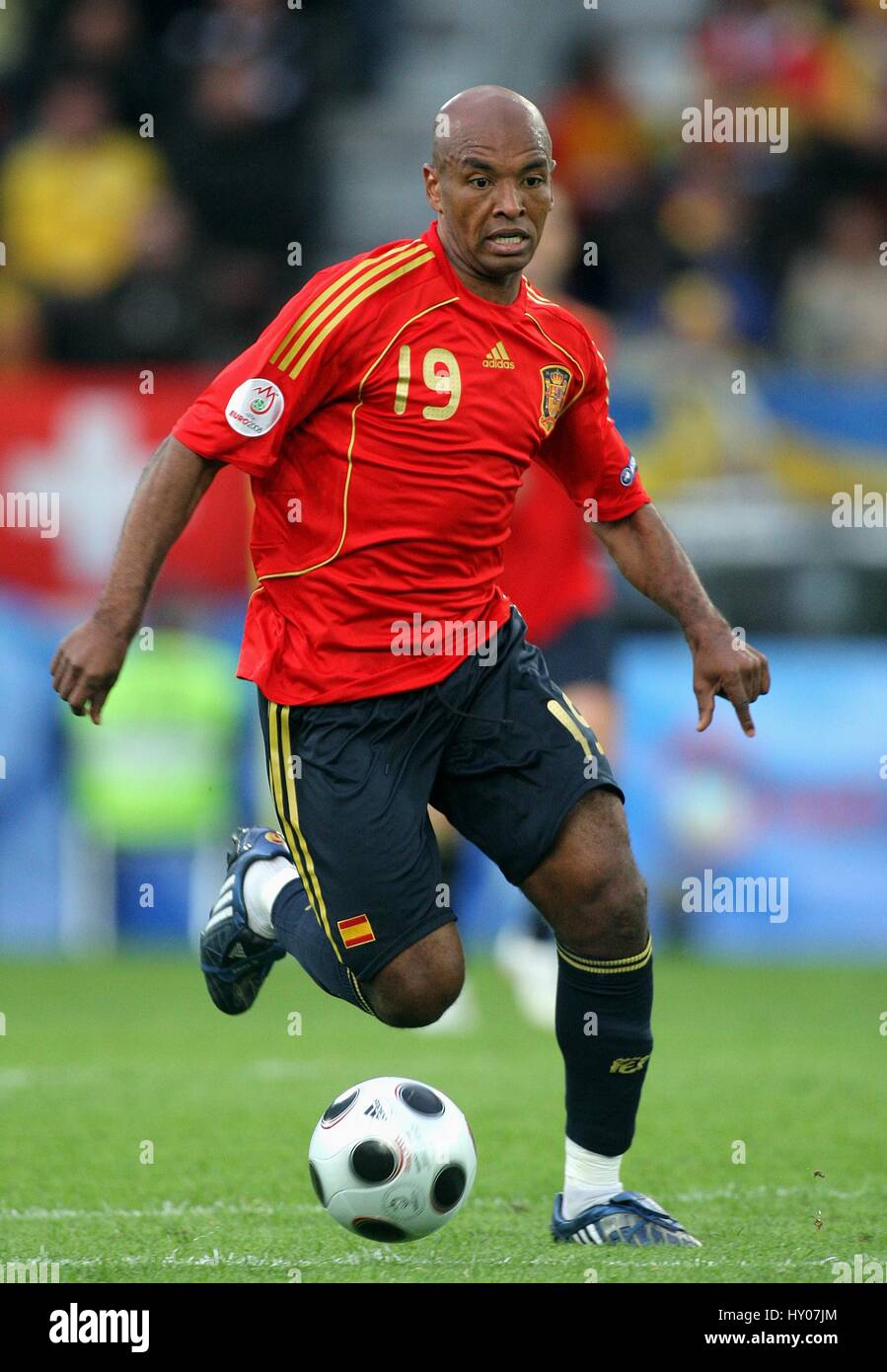 MARCOS SENNA SPAIN & VILLARREAL TIVOLI NUE INNSBRUCK AUSTRIA 14 June 2008 Stock Photo