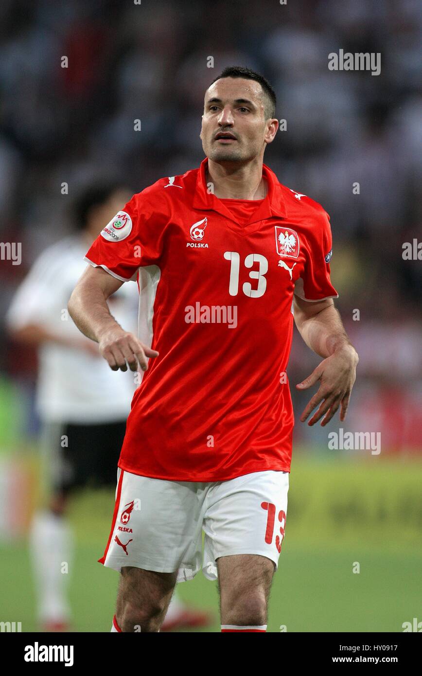 MARCIN WASILEWSKI POLAND & ANDERLECHT WORTHERSEE STADIUM KLAGENFURT AUSTRIA 08 June 2008 Stock Photo